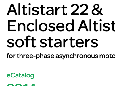 Altistart 22 & Enclosed Altistart 22 soft starters - Catalog