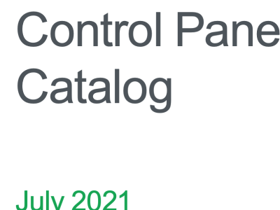 Control Panel Solutions - Catalog